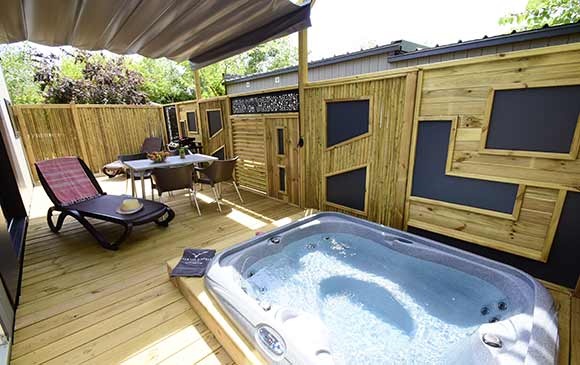 louer mobile home avec jacuzzi